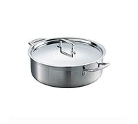 LE CREUSET Sauteuse en Acier Inoxydable, 3-Ply, 28 cm, 96100928000000