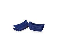Le Creuset Set de 2 poignées, Silicone, Adaptables, Résistantes à la Chaleur Jusqu'à 250°C, Azure, 42813002200000