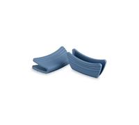 Le Creuset Set de 2 poignées, Silicone, Adaptables, Résistantes à la Chaleur Jusqu'à 250°C, Chambray, 42813004340000