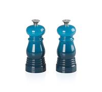 Le Creuset Set de Moulins à Sel et Poivre, Mécanisme en Céramique, Deep Teal, 96002500642000