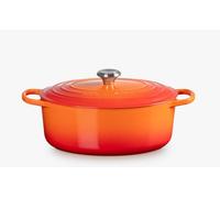 Le Creuset Cocotte Signature en Fonte Émaillée avec Couvercle, 33cm, Ovale, 7,5 L, 6,595 kg, Volcanique, 21178330902430