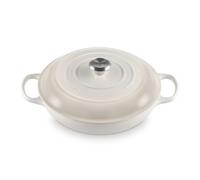 Cocotte Ovale 31 cm Le Creuset Signature Fonte 21178317164430 Meringue
