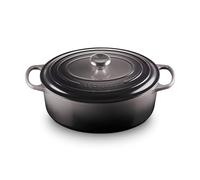 Le Creuset Signature Cocotte Ovale en Fonte Emaillée, 31 cm - Flint