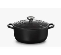 Le Creuset Cocotte ronde Signature – fonte émaillée 18 cm 1,8 L – Noir mat