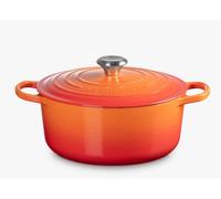 Le Creuset Signature - Cocotte ronde avec couvercle, volume 6,7 l, volcanique 21177280902430