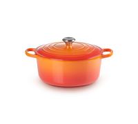 Le Creuset Signature Cocotte ronde, diamètre 28 cm - Orange volcanique