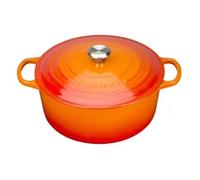 Le Creuset Signature Cocotte ronde orange volcanique - 24 cm