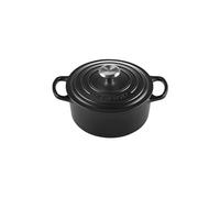 Le Creuset Cocotte ronde Signature – fonte émaillée 18 cm 1,8 L – Noir mat