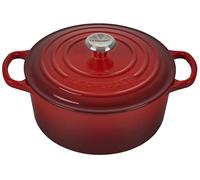 Cocotte Rond 22 cm Le Creuset Signature Fonte 21177220602430 Cerise