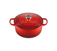 Le Creuset Cocotte Signature ronde 26 cm Fonte émaillée 5,3 L Cerise