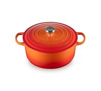 Cocotte Rond 28 cm Le Creuset Signature Fonte 21177280902430 Volcanique
