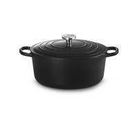 Le Creuset – Cocotte ronde Signature en fonte émaillée 30 cm 8,1 L Noir mat