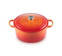 Le Creuset Signature Enamelled Cast Iron Round Casserole Dish With Lid, 30 cm, 8.1 Litres, Volcanic, 21177300902430