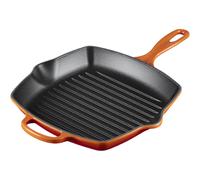 Le Creuset Signature Poêle-gril carrée 26 cm - Rouge (20183260900422)