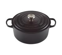 Le Creuset Signature Roaster rond 24cm noir mat