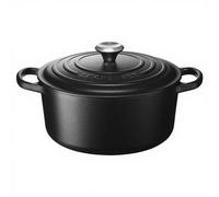 Le Creuset Signature Rôtière ronde noir - Ø 22 cm