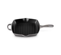 Le Creuset Grille rectangulaire Signature en fonte émaillée 26 cm Flint