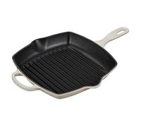 LE CREUSET Skillet Gril en Fonte Émaillée, Carré, 26 cm, 2,86 kg, Meringue, 20183267160422