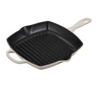 Le Creuset Skillet gril en fonte émaillée carré 26 cm 2,86 kg Meringue 20183267160422