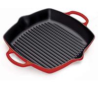Le Creuset Grille carrée Signature 30 cm Fonte Cerise 20200300600422