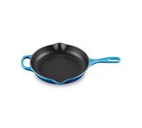 LE CREUSET Skillet Signature en Fonte Émaillée, Rond, 23 cm, 1,93 kg, Azure, 20182232200422