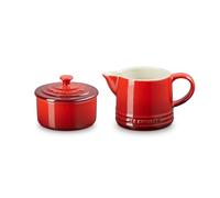 Le Creuset Stoneware Signature Cream & Sugar Set Cerise Crème 300 ml Sucre 226,8 g