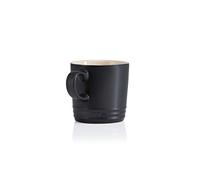 LE CREUSET Tasse à Cappuccino en Céramique, 200 ml, Hauteur 10 cm, Noir Mat, 70303200000099