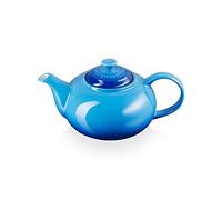 Le Creuset Théière Classique Ronde en Céramique, 1.3 Litres, Pour 3-4 Tasses, Azure, 70702132200000