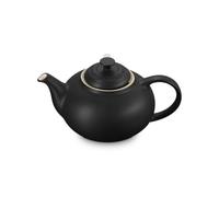 Le Creuset Théière en grès avec infuseur en acier inoxydable, 1,3 l, Matte Black