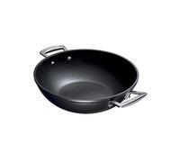 Wok 32 cm Le Creuset Aluminium antiadhésif 51105320010502 Noir