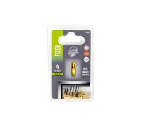 Crochet acier laiton n°0 - lot de 10 - 4 Kg max