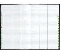 Registre 340X225 Répertoire travers 400 pages - Noir toilé