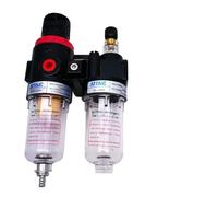 Le filtre à air séparateur d'huile d'eau du compresseur AFC2000 G1/4 est utilisé pour réduire la pression régulateur(Pc8,Fiber core)