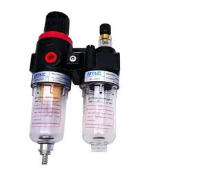Le filtre à air séparateur d'huile d'eau du compresseur AFC2000 G1/4 est utilisé pour réduire la pression régulateur(Pc8,Copper core)