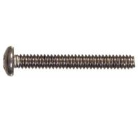 Le groupe Hillman 44125 1/4-20 x 3 Tête bombée Phillips machine à vis, Acier inoxydable, 8-pack
