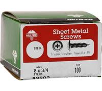 Le groupe Hillman 82203# 8 x 3/10,2 cm Modifiés Truss lattage Self Piercing Vis, 100-Pack