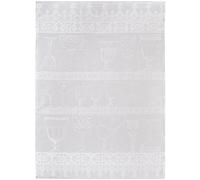 Le Jacquard Français 16214 Chiffon pour verres Cristal Blanc 60 x 80 cm