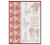 Le Jacquard Français 28558 Torchon Carnet de Paris Cabaret 80 x 60 cm Coton