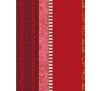 LE JACQUARD FRANÇAIS Gipsy Rubis Torchon 100 % coton 60 x 80 cm