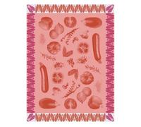 Torchon En Coton Tomate 60 X 80 Rouge