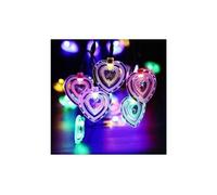 Le jardin solaire de lettre lumineuse led allume 5m 20 guirlandes fée lettres lumières - multicolore