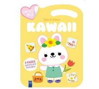 Le lapin paques - Kawaii colle et colorie - Collectif - Yoyo Books - cartonné - Document jeunesse