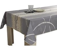 Le linge de Jules Nappe Anti-Taches Astrid Ecru - Taille : Rectangle 120x150 cm