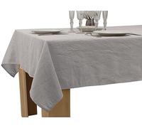 Le linge de Jules Nappe Anti-Taches Froissée Gris Perle - 150 x 200 cm