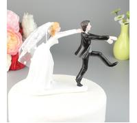 Le Marié Drôle Figurine Couple de Mariage Mariée et Marié en Résine Synthétique de Haute Qualité Pour Gâteau de