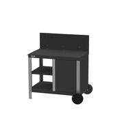 Le Marquier Desserte Signature Allure Duo DSA87D noire 87x54 cm pour planchas 45/60/75 cm