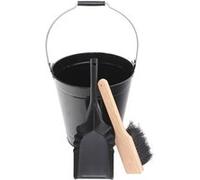 Set entretien cheminée Le Marquier Balayette bambou, Pelle et Seau