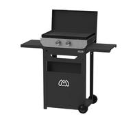 LE MARQUIER ORIGINAL Plancha gaz 260 Duo Edition avec chariot et couvercle inclus