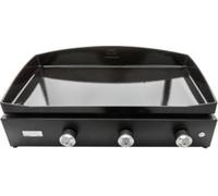Le Marquier - Plancha Gaz Pure 375 Noir 3 Brûleurs À Poser, 75x40 Cm