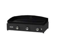 Le Marquier Plancha gaz Pure 375 PLVP375E 3 brûleurs à poser Noir 75x40 cm